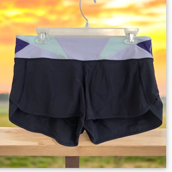Lululemon Run: Speed Short Blue Purple Size 8 - Picture 3 of 4